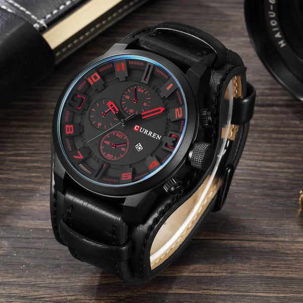 8225 Mens Luxury Quartz Men Military Sports Watch