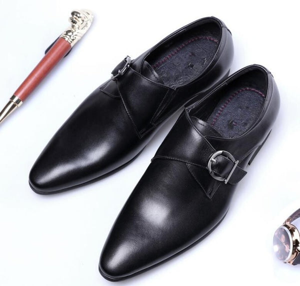 Leather Flat Classic Mens Shoes