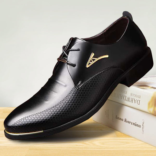 Classic Man Pointed Toe Dress Shoes