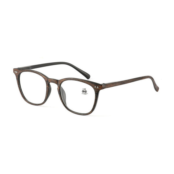 Imitation Wood Plastic Reading Glasses