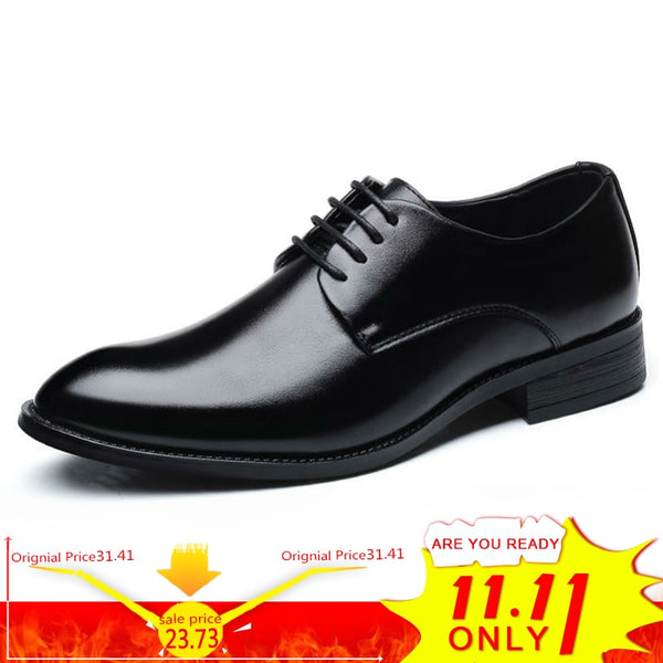 Brand Classic Pointed Toe Dress Shoes
