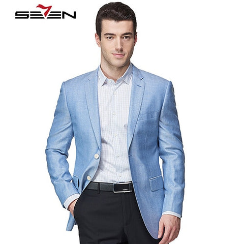 Mens Light Blue Tailor Made Blazer