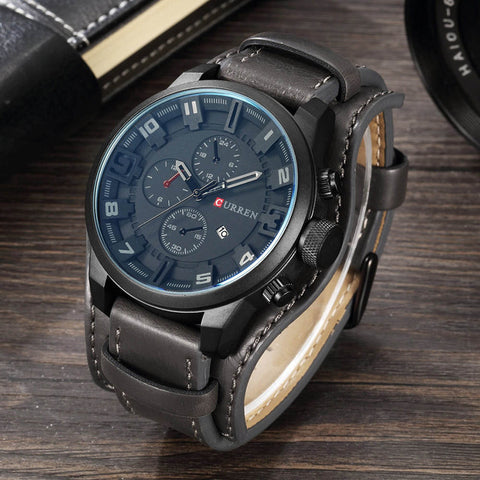 8225 Mens Luxury Quartz Men Military Sports Watch