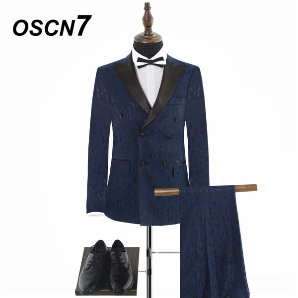 Peak Lapels Double-breasted Mens 2PC Tailor Made Suits